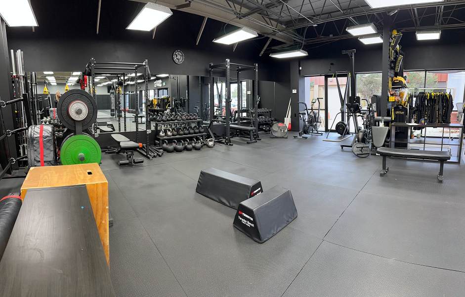 Strength training area to become stronger, fitter and feel good about yourself.